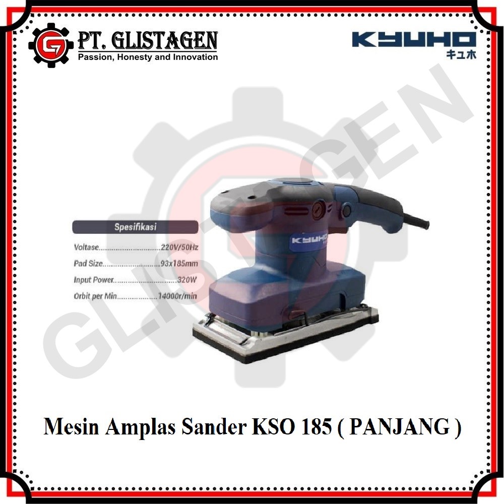 KYUHO SANDER KSO185 Mesin Amplas Sander (PANJANG 93x185) KYUHO KSO 185