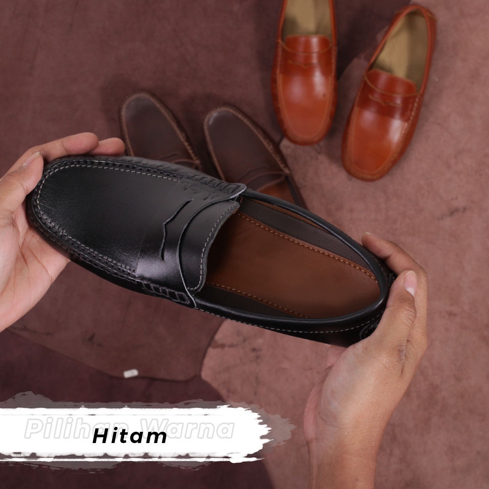 Casual Kasual Kulit Sapi Asli Premium FR02 Sepatu Kulit  Asli Terbaik Sepatu Kantor KUALITAS TERJAMIN MEMUASKAN BISA COD