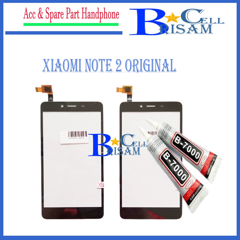Touchscreen + Lem B7000Xiaomi Redmi Note 2 Layar Sentuh HP Xiaomi Redmi Note 2 Kaca HP Xiaomi Redmi 
