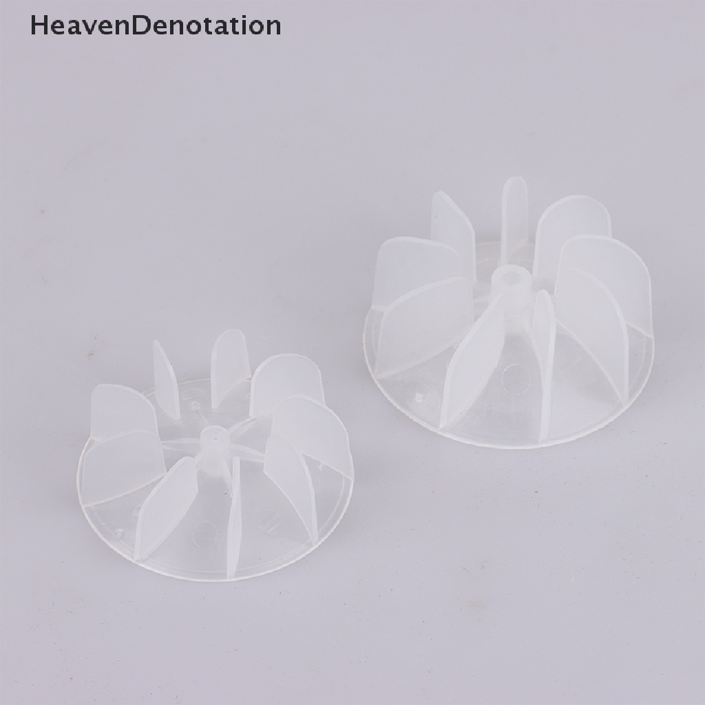 [HeavenDenotation] Blade Kipas Plastik Mini Daya Kecil 4per6daun Untuk Pengering Rambut Aksesoris Motor HDV