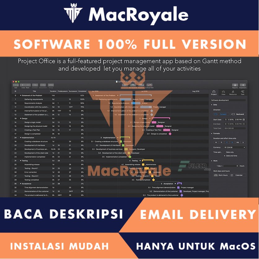 [MacOS] Project Office Pro Full Version Lifetime Full Garansi