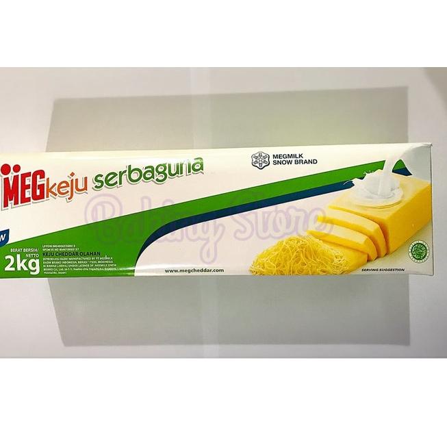 

✾ Keju Cheddar Meg Serbaguna 2kg !!! ☃