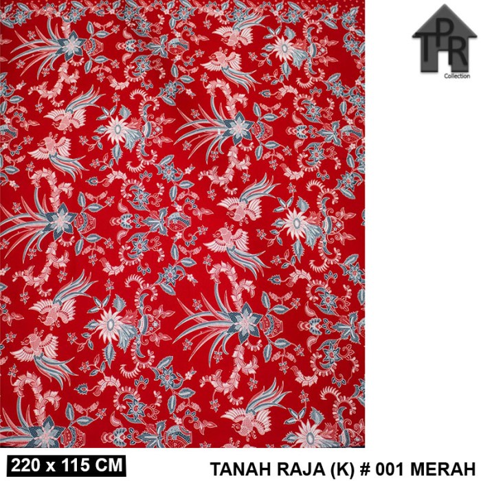 Kain Batik Pekalongan Seri Tanah Raja 220x115cm. Ori Unggul Jaya