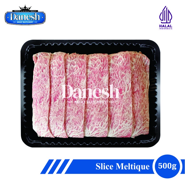 

Slice Beef Wagyu Meltique Daging Sapi Iris Frozen Food Halal