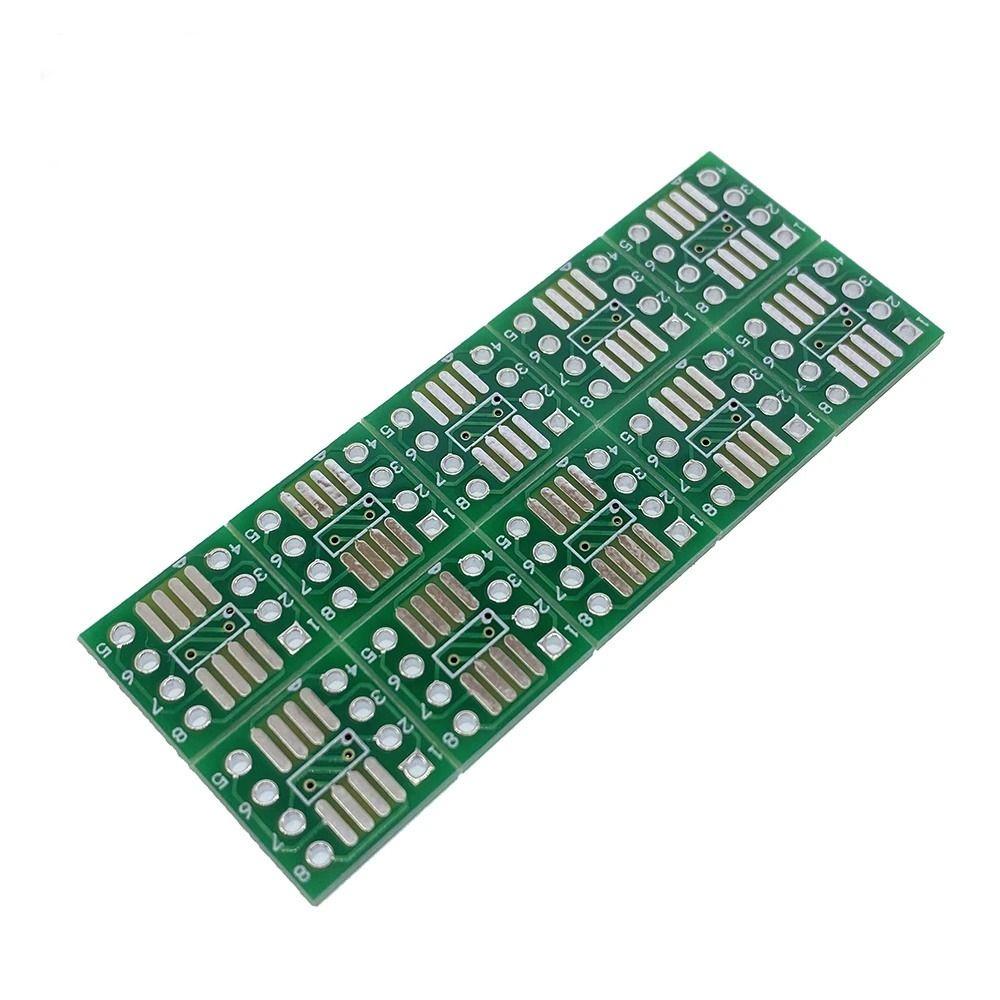 Agustina Conveter Board Sirkuit Elektronik 1.27mm Double Sides 0.65mm PCB Board Converter TSSOP8 SOP8 SMD Ke DIP8