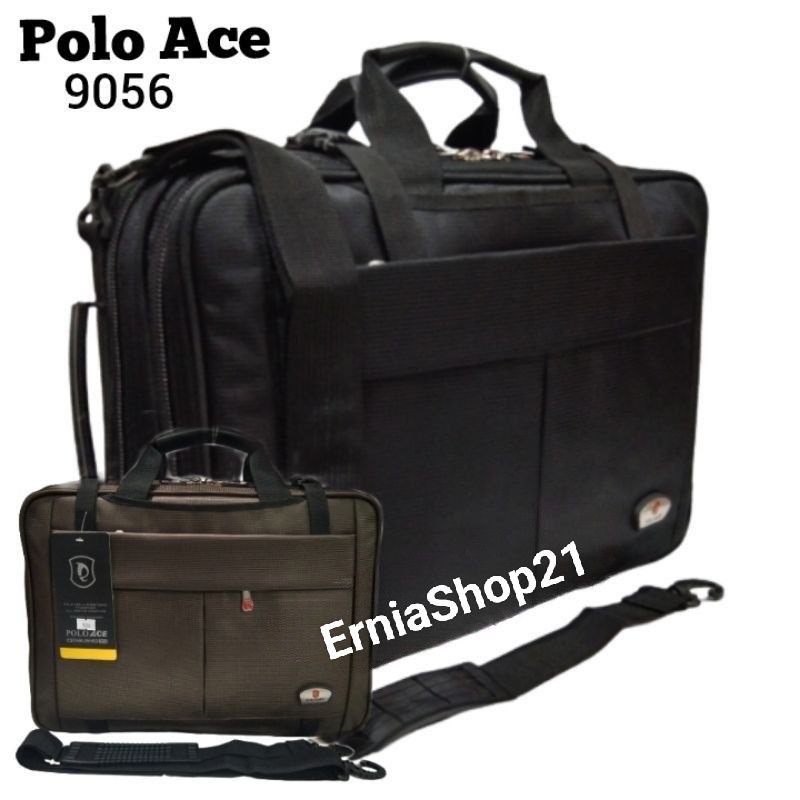 TAS KANTOR LAPTOP MULTIFUNGSI POLO ACE TAS SELEMPANG RANSEL PRIA POLO 9056