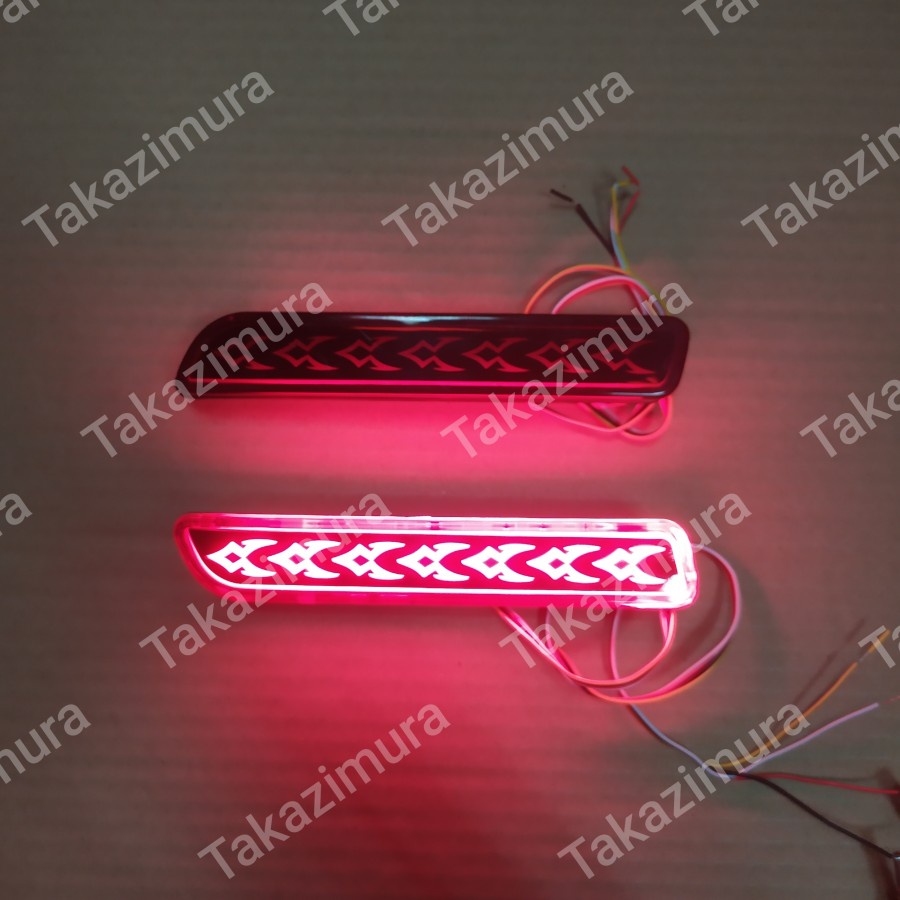 REFLEKTOR LED Lampu Bemper Belakang Mobil Suzuki New Baleno 2018-2022