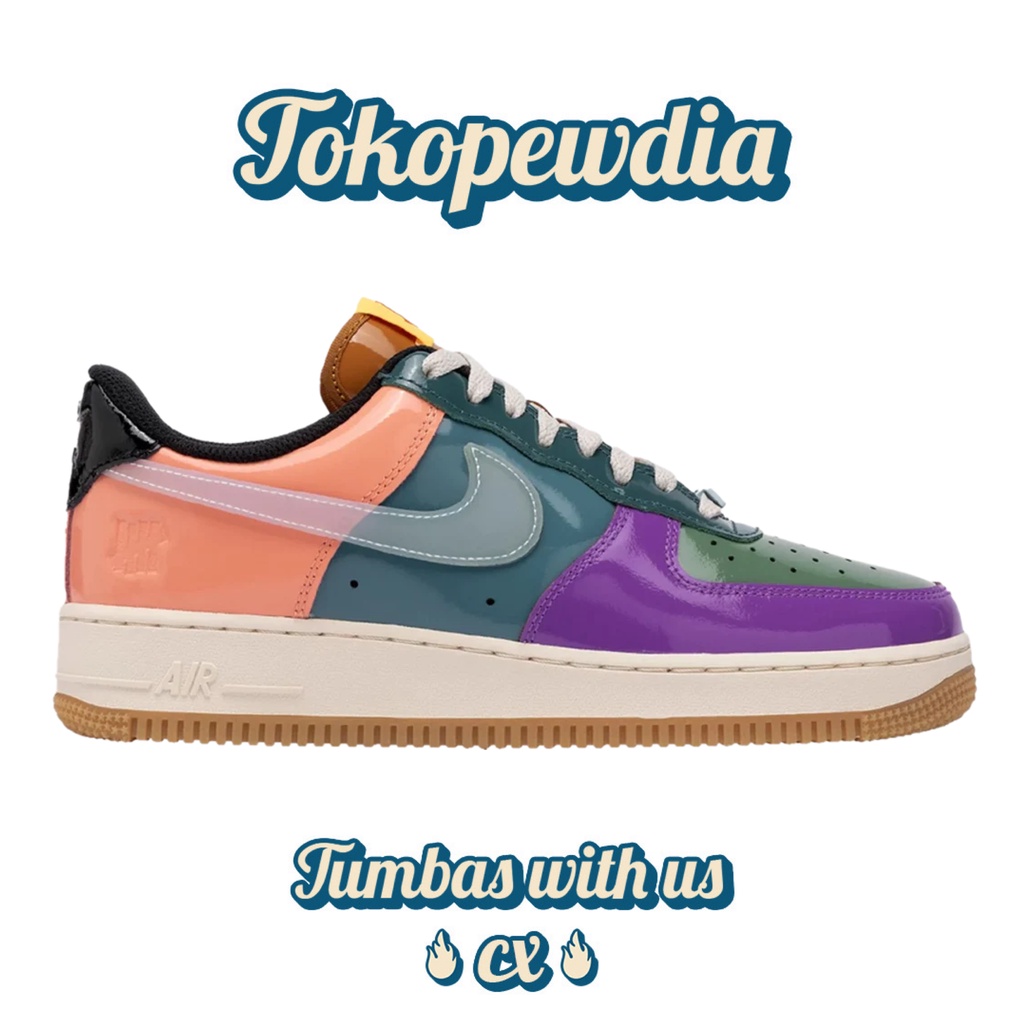 Nike Air Force 1 Low x UNDEFEATED Celestine Blue / Sail / Gum