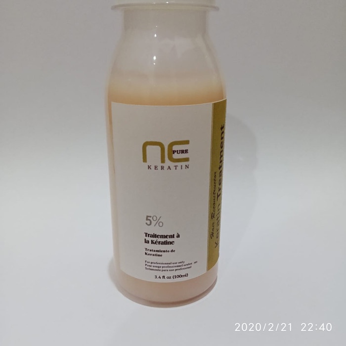 ✿ BISA COD✿ Keratin Treatment Smothing Rambut Brazilian NCPURE 100ml - 5 normal hair