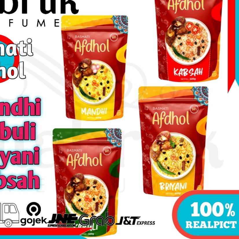 

☉ BASMATI PAKET MURAH Beras Afdhol Bumbu Nasi Mandhi Briyani Kabsah Kebuli Abu kas Afdol ►