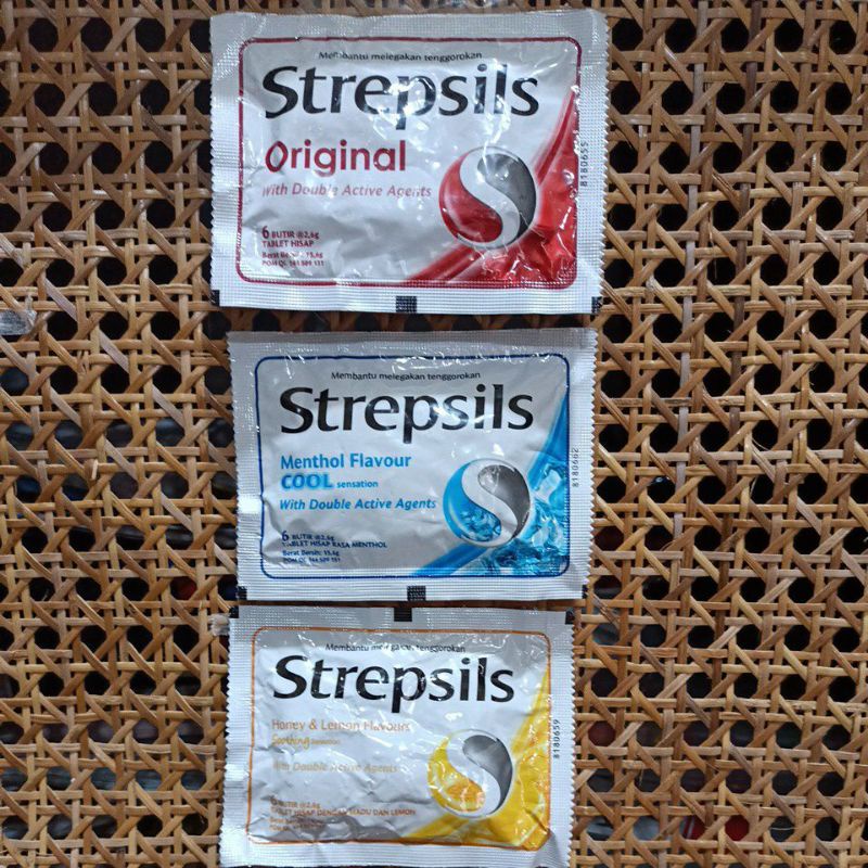 

Strepsils 6 butir @2,6g/permen pelega Tenggorokan