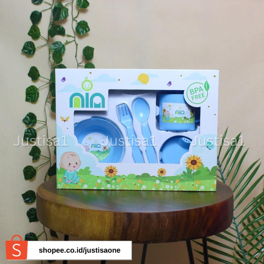 NIA-FEEDING SET MAKAN UKURAN SMALL PERLENGKPAN MAKAN BAYI MURAH