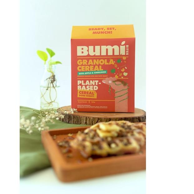 

✻ Bumi Bites Granola Cereal with Apple & Cinnamon 400 gram ♧