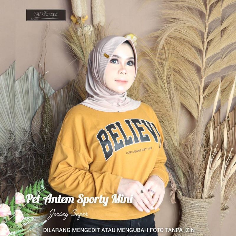 TERBARU Jilbab Sporty Mini by Al-faezya