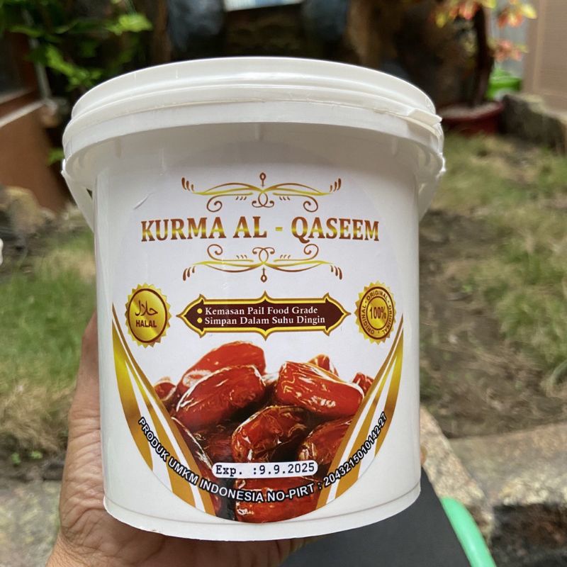 

[Exp 2025] Kurma Al Qasim Kemasan Ember 500gr / Kurma AlQassim