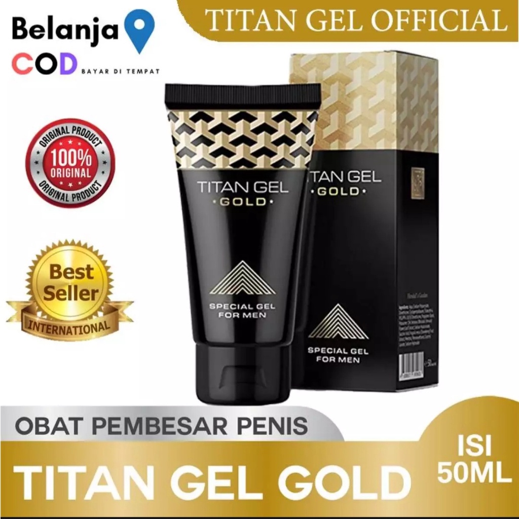 Y36 TITAN GEL GOLD RUSIA ASLI OBAT PEMBESAR PENIS CEPAT PERMANEN BPOM SEDIA OBAT KUAT TAHAN LAMA 2 J