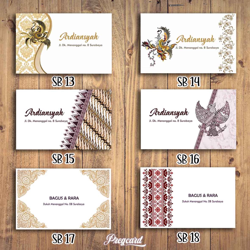 Amplop Kondangan Motif Batik