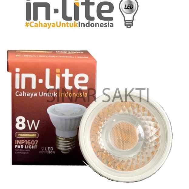 Promo INLITE Lampu Sorot Led 8w 8 Watt INP1607 Lampu Spotlight Inlite e27 ✢ari»