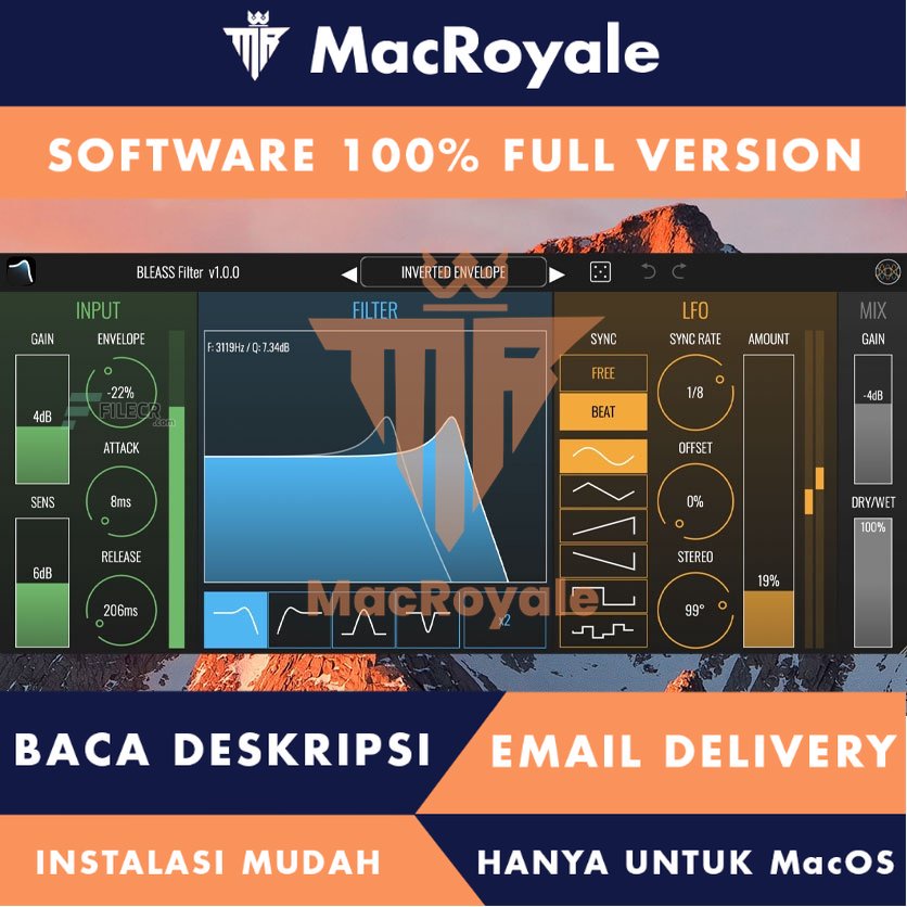 [MacOS] BLEASS Filter Full Version Lifetime Full Garansi