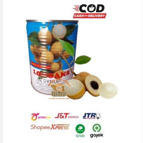 

⚡TOK SIAP 【COD Longan Kaleng HARVEST DELIGHT / Longans in Syrup / Lengkeng Kaleng