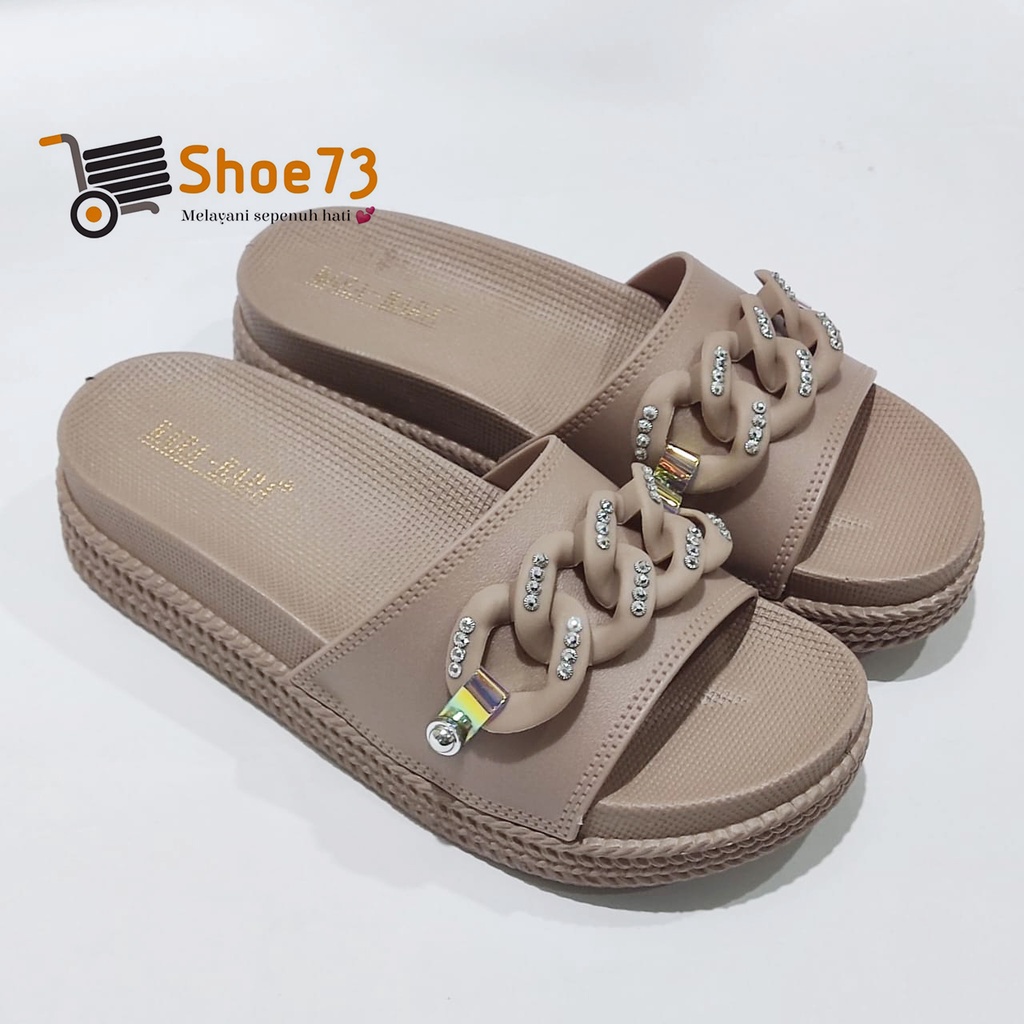 BARA BARA JSL 895 V - 35WB l Sandal selop rantai jelly wanita l Sendal kokop cewek impor