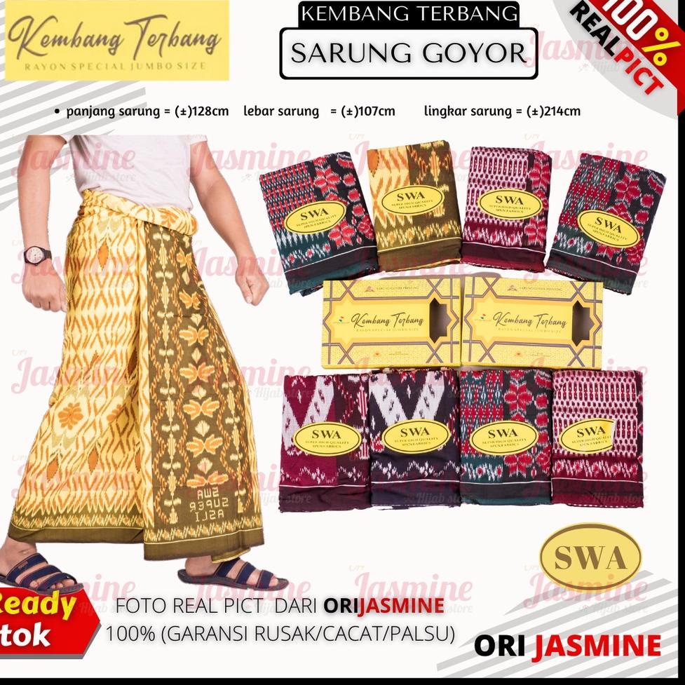 TREN TERBARU Tenun Goyor Kembang Terbang SWA Pria Dewasa