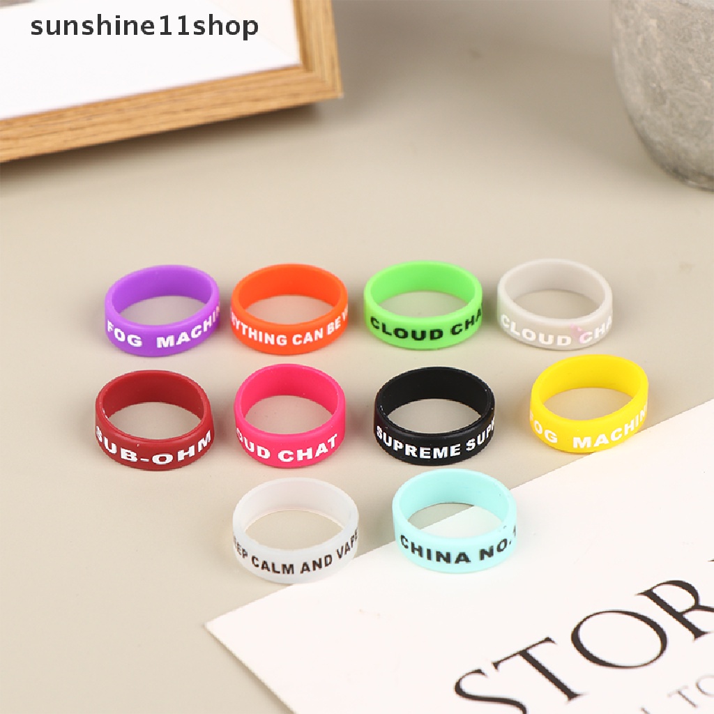 Sho 10pcs 13mm/20mm New ring Cincin Silikon Untuk mods Mekanik rda rba N