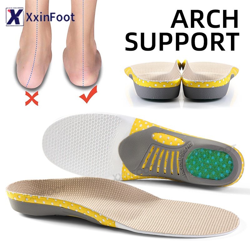 Orthotic Gel Sol Ortopedi Datar Kaki Kesehatan Sole Pad Untuk Sepatu Insert Arch Dukungan Pad Unisex