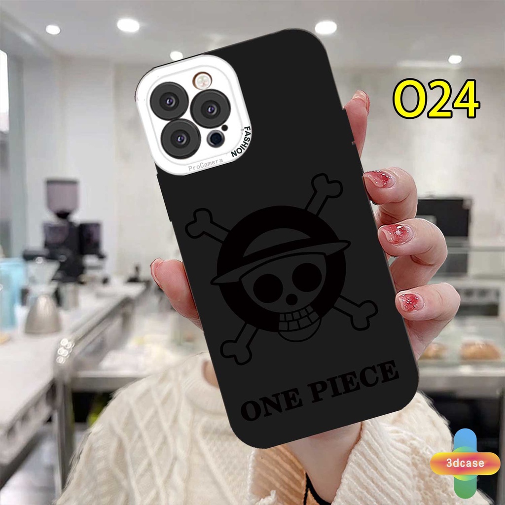 Compatible For Case IPhone 11 12 13 PRO MAX 6 7 6S 8 Plus X XR XS MAX Se 2020 6SPlus 7Plus 6Plus 8Plus XSMAX Cartoon One Piece Pattern Straight Cube Case