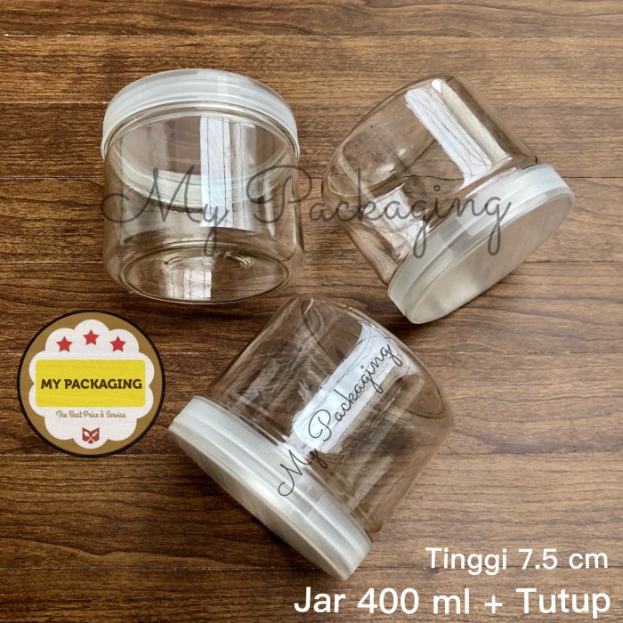 TOPLES TABUNG SILINDER 400ML JAR PLASTIK 400 ML