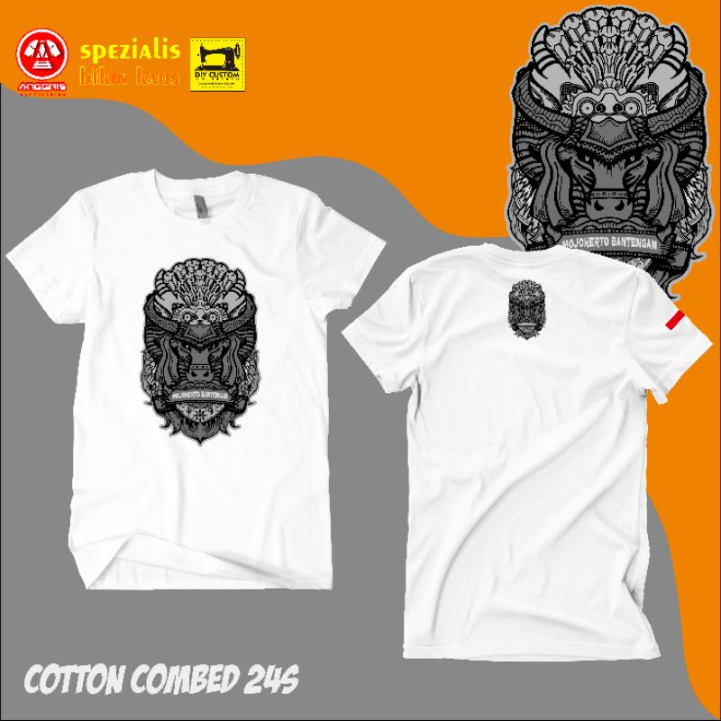 KAOS BANTENGAN / KAOS DISTRO MOJOKERTO / KAOS OLEH-OLEH MOJOKERTO / KAOS KATUN / KAOS PRIA WANITA