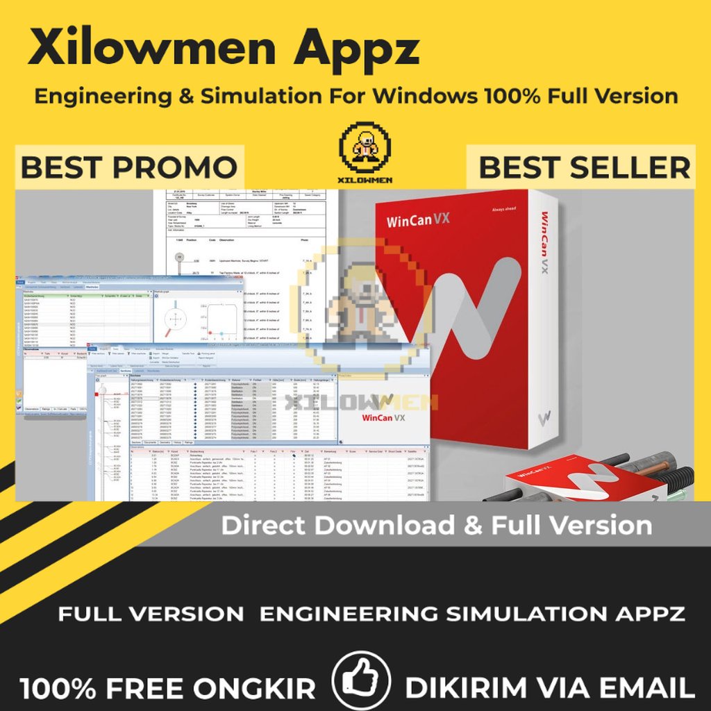 [Full Version] WinCan VX Pro Engineering Software Lifetime Win OS