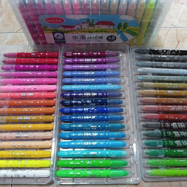 

Crayon Grasp Sti Sedang Isi 48 Warna / Krayon Grasp