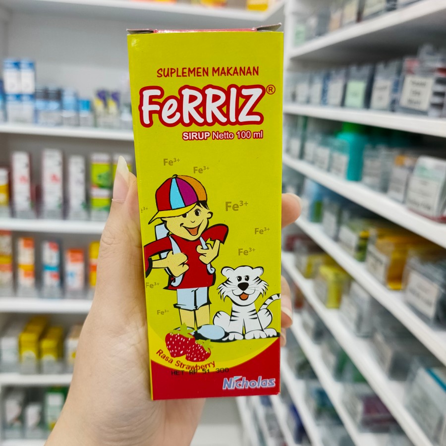 Ferriz Sirup Dan Ferriz Drops Obat Original Nicholas