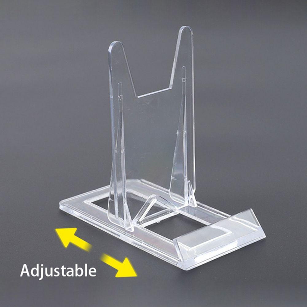 Stand Pajangan AUGUSTINA Stand Foto Serbaguna Tahan Lama Tempat Kartu Nama Holder Piring Plastik Dua Sekat