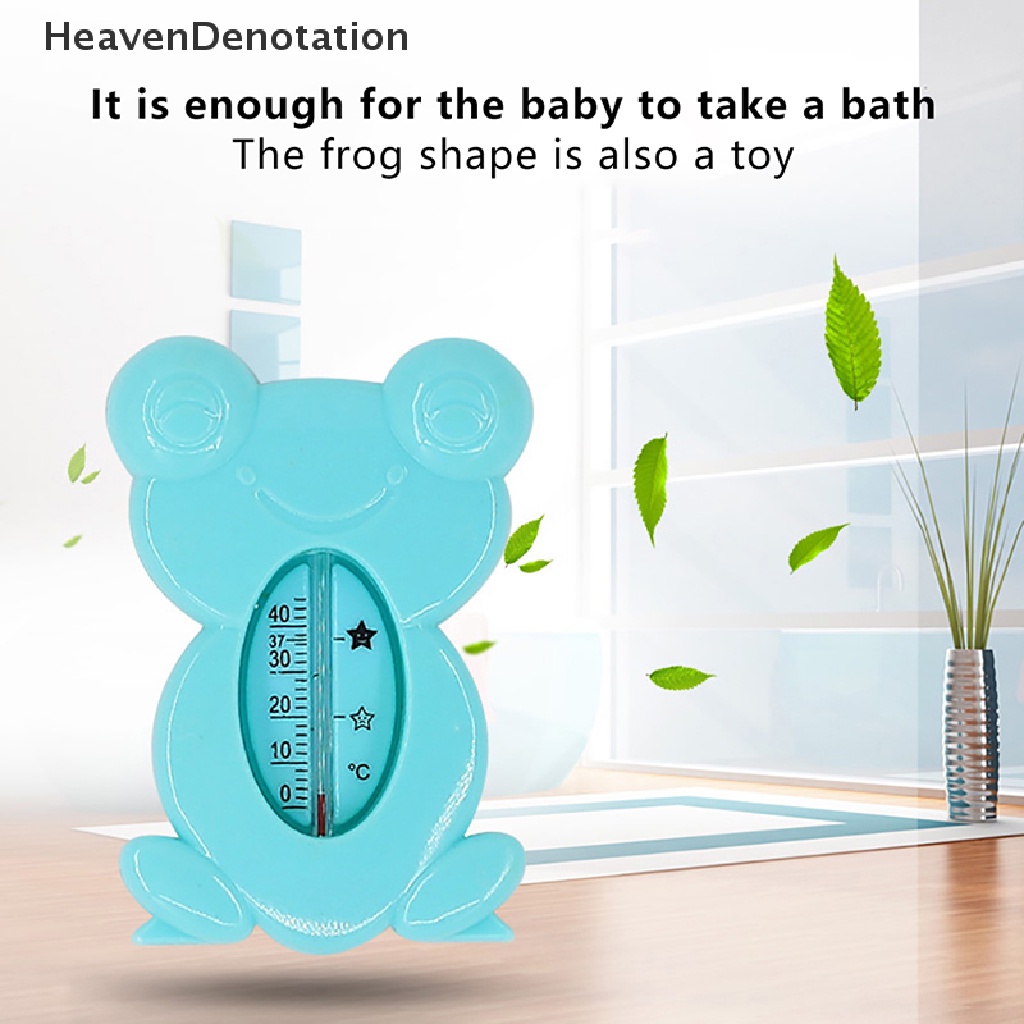 [HeavenDenotation] Termometer Air Bentuk Kodok Kreatif Pengukur Suhu Air Mandi Bayi HDV