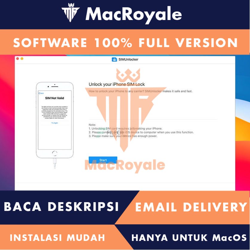 [MacOS] SIMUnlocker Full Version Lifetime Full Garansi