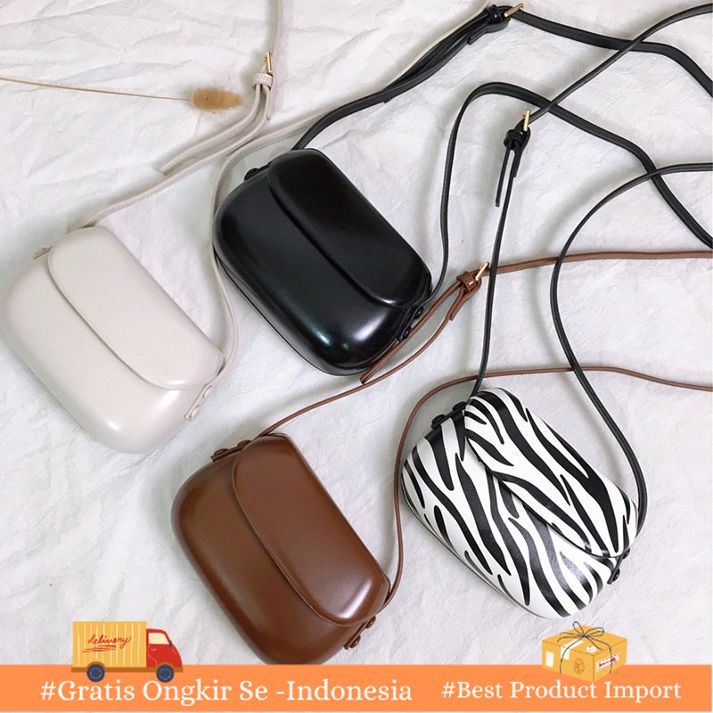 Tas Wanita Korea Korea Zebra Pola Tapal Kuda Pelana Tas   Mini Tas Kurir  Semua    In Ponsel Kecil t