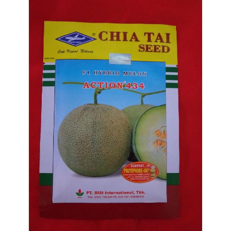 Benih Bibit Melon Action 434 Cap Kapal Terbang