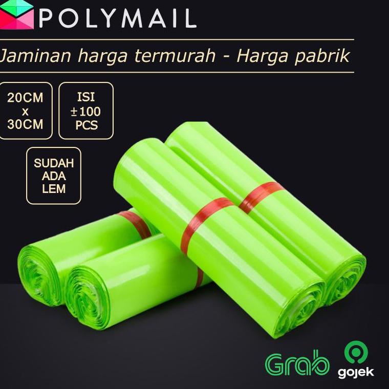 

12.12 SALE POLYMAILER ±100PCS 20x30CM GREEN SEMI GLOSSY PLASTIK POLYMAILER HIJAU serbuuu !