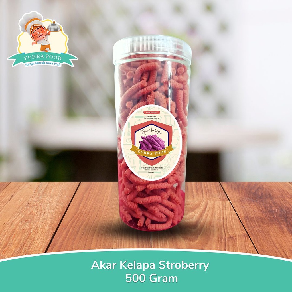 

Kue Akar kelapa Stroberry 500 Gram