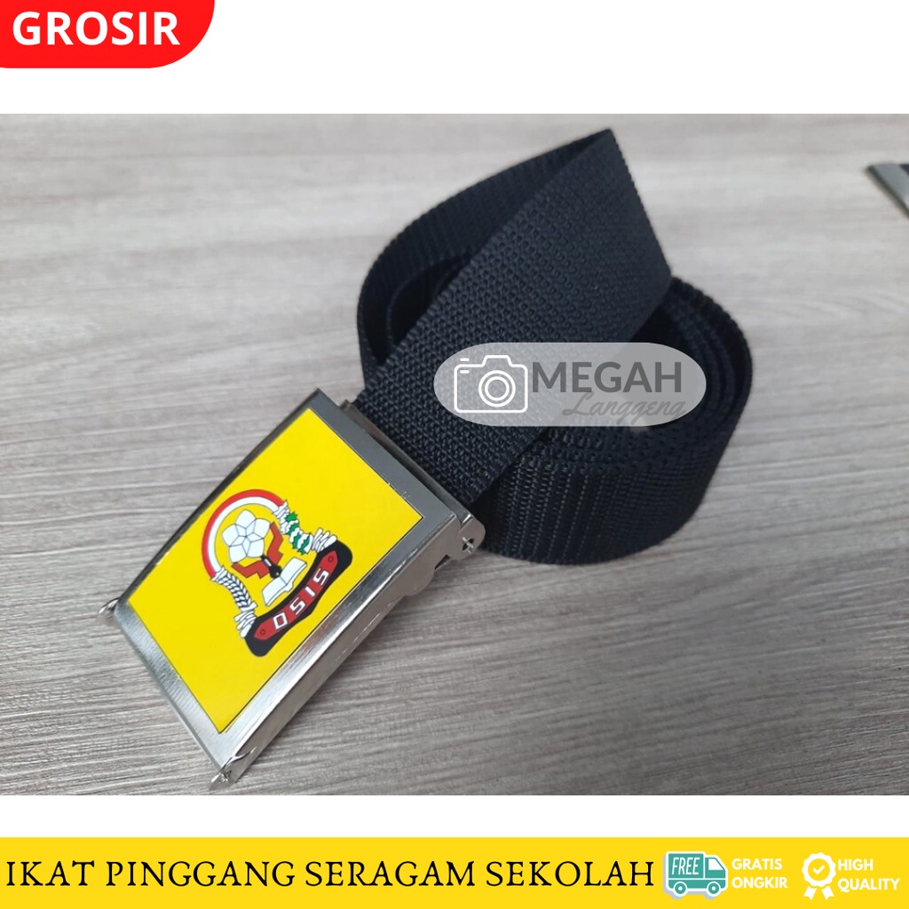 Grosir lusinan sabuk SD ikat pinggang sekolah - ikat pinggang SD perlengkapan sekolah - Ikat pinggang sekolah logo SD , SMA , SMP dan SMA pramuka /sabuk nylon. ikat pinggang sd, ikat pinggang sekolah kain.- sabuk kain sd