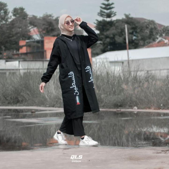 ✺ Jaket Hijaber Jaket Hijab Panjang Jaket Muslimah Jaket Cewe Jaket Perempuan ➵