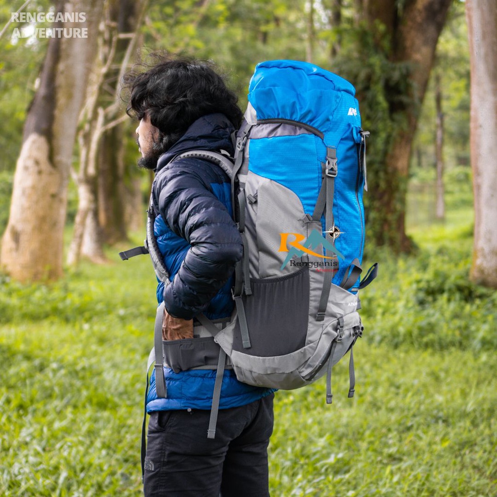 Tas Ransel Carrier AREI Atmos 60 LITER Tas Hiking Mendaki