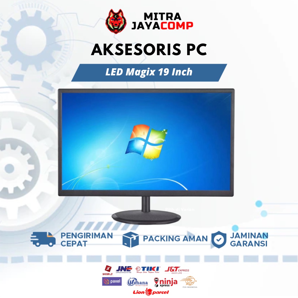 Monitor LED 19 Inch Support HDMI dan VGA Garansi 1 Tahun