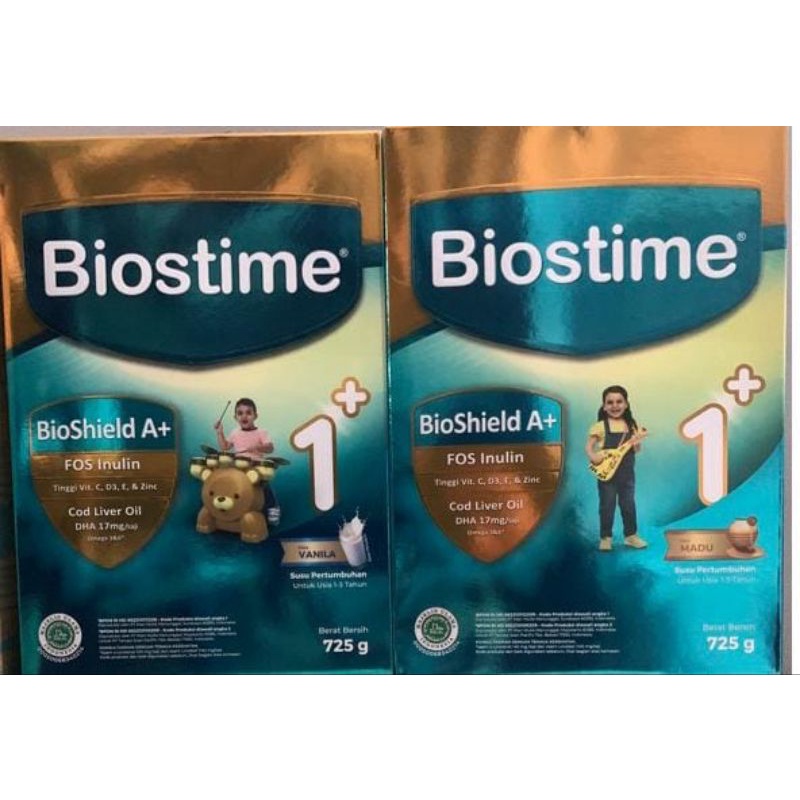 Biostime 1+ Vanilla/Madu 725gr