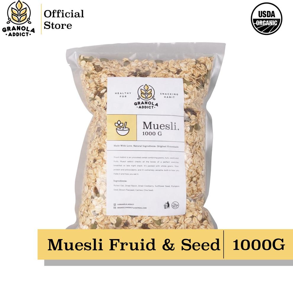 

mvp41 Granola Addict - Muesli Fruit & Seed 1KG New Arifal
