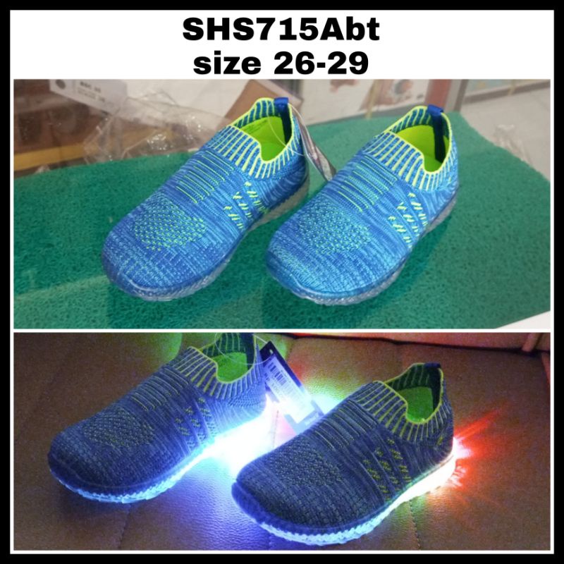 Sepatu sneakers New Era Mickey lampu LED anak 26-29 SHS715