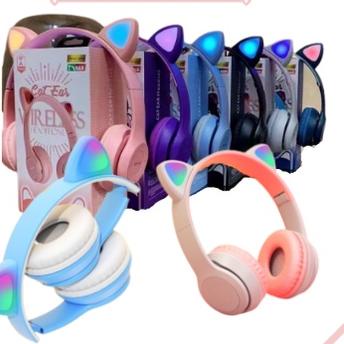 ➩ HEADSET KUPING KUCING WIRELESS GAMING ❆