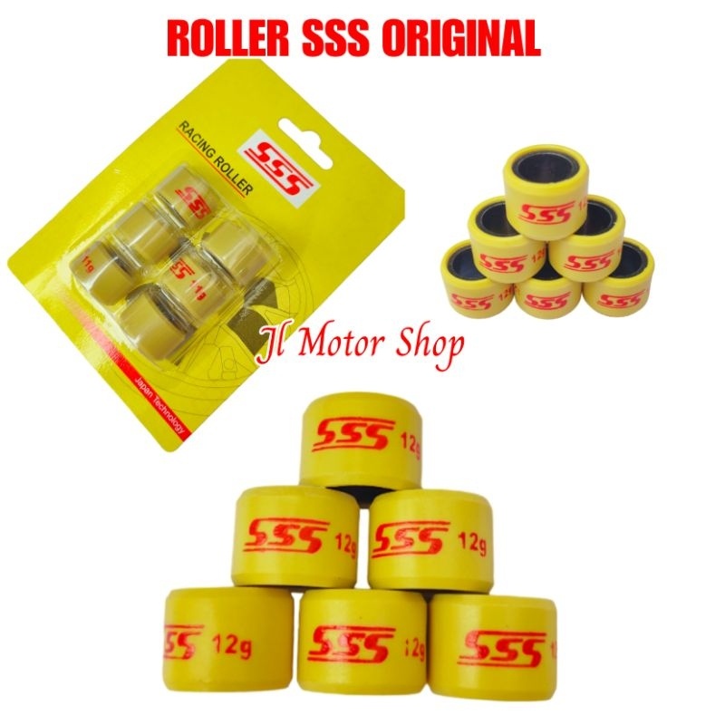 Roler Roller SSS Racing NMAX AEROX LEXI MIO M3 MIO Z MIO S XEON FREEGO SOUL GT XRIDE 125 MIO GEAR 125 Isi 6 Pcs